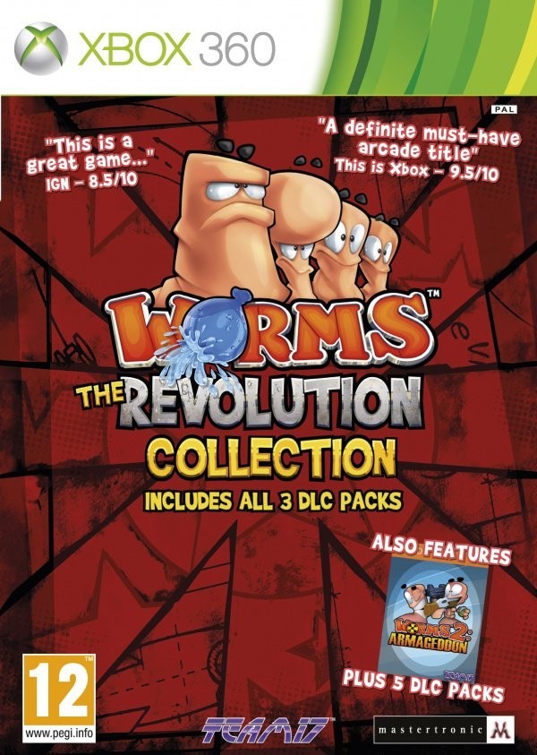 Portada oficial de Worms Revolution Collection  X360