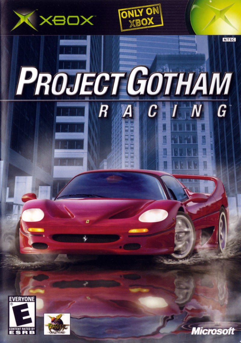 Portada oficial de Project Gotham Racing  XBOX