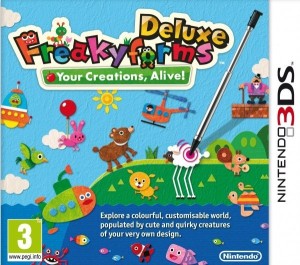 Carátula de Freakyforms Deluxe: Your Creations, Alive!  3DS
