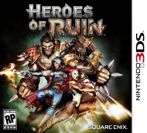 Carátula de Heroes of Ruin  3DS