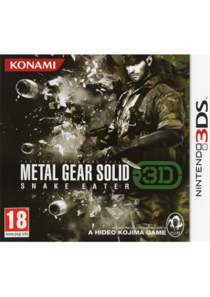 Carátula de Metal Gear Solid 3 Snake Eater 3D 3DS