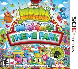 Carátula de Moshi Monsters Moshlings Theme Park  3DS
