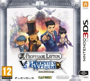 Carátula de Professor Layton vs. Phoenix Wright: Ace Attorney  3DS