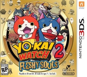 Carátula de Yo-kai Watch 2: Bony Spirits & Fleshy Souls  3DS