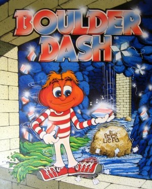 Carátula de Boulder Dash  C64
