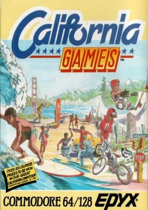 Carátula de California Games  C64