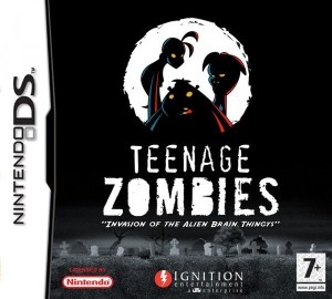 Carátula de Teenage Zombies: Invasion of the Alien Brain Thingys!  DS