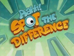 Carátula de Aahh! Spot the Difference  DSIWARE