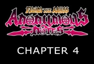 Carátula de Anonymous Notes Chapter 4 - From the Abyss  DSIWARE