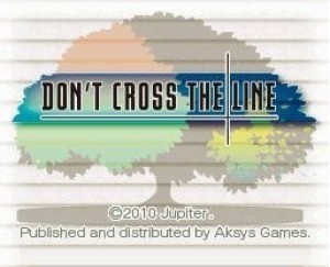 Carátula de Don't Cross the Line  DSIWARE