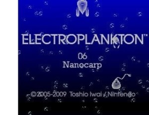 Carátula de Electroplankton Nanocarp  DSIWARE