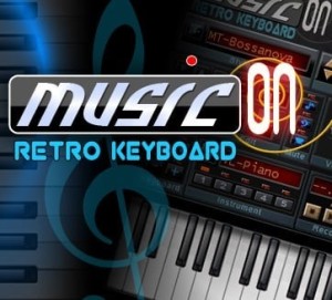 Carátula de Music On: Retro Keyboard  DSIWARE