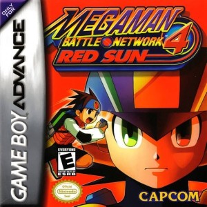 Carátula de Mega Man Battle Network 4 Red Sun & Blue Moon  GBA