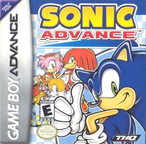 Carátula de Sonic Advance  GBA