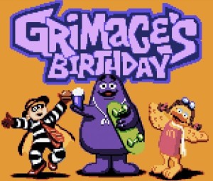 Carátula de Grimace's Birthday GBC