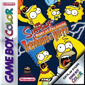 Carátula de The Simpsons: Night of the Living Treehouse of Horror  GBC