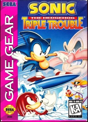 Carátula de Sonic the Hedgehog: Triple Trouble  GG
