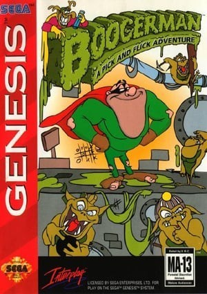 Carátula de Boogerman: A Pick and Flick Adventure  MD
