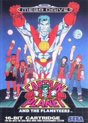 Carátula de Captain Planet And The Planeteers  MD