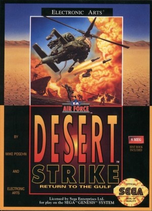 Carátula de Desert Strike: Return To The Gulf  MD
