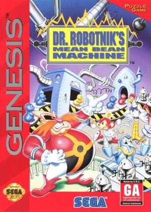 Carátula de Dr. Robotnik's Mean Bean Machine  MD