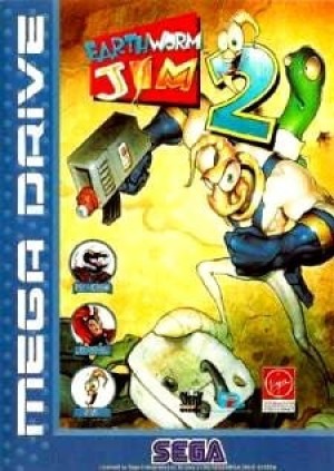 Carátula de Earthworm Jim 2  MD