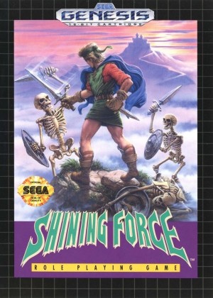 Carátula de Shining Force  MD