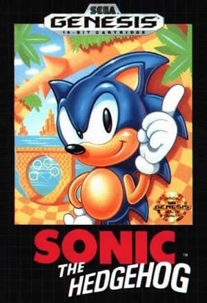 Carátula de Sonic the Hedgehog  MD