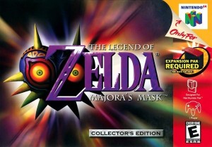 Carátula de The Legend of Zelda: Majora's Mask  N64