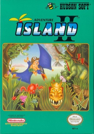 Carátula de Adventure Island II  NES