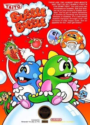 Carátula de Bubble Bobble  NES