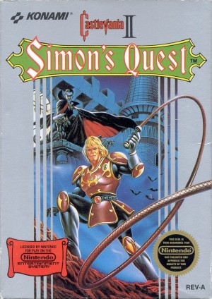 Carátula de Castlevania II: Simon's Quest  NES