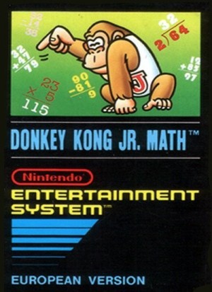 Carátula de Donkey Kong Jr. Math  NES
