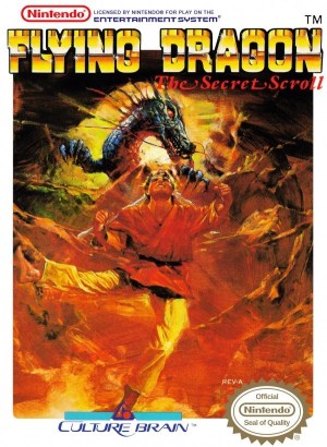 Carátula de Flying Dragon: The Secret Scroll  NES