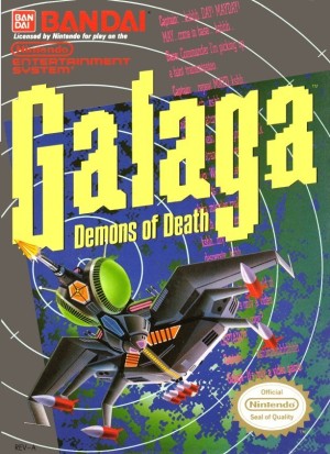 Carátula de Galaga  NES