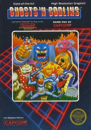 Carátula de Ghosts 'n Goblins  NES