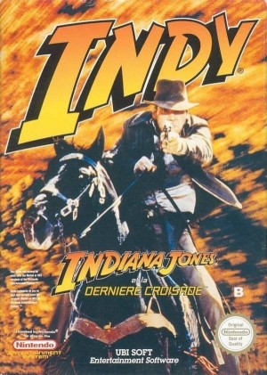 Carátula de Indiana Jones and the Last Crusade: The Action Game  NES