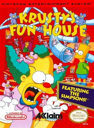 Carátula de Krusty's Fun House  NES