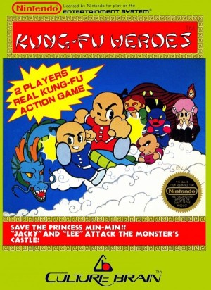 Carátula de Kung-Fu Heroes  NES