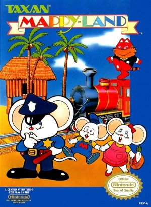 Carátula de Mappy-Land  NES