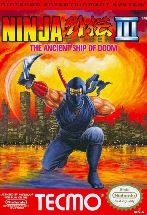 Carátula de Ninja Gaiden III: The Ancient Ship of Doom  NES