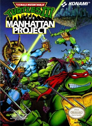Carátula de Teenage Mutant Ninja Turtles III: The Manhattan Project  NES
