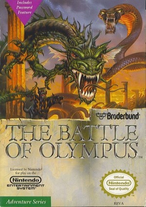 Carátula de The Battle of Olympus  NES