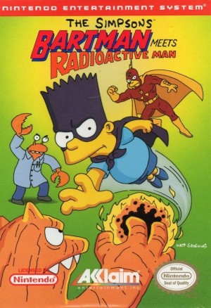 Carátula de The Simpsons: Bartman Meets Radioactive Man  NES