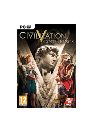Carátula de Sid Meier's Civilization V Dioses y Reyes PC