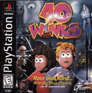 Carátula de 40 Winks  PS1