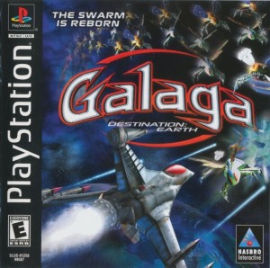 Carátula de Galaga: Destination Earth  PS1