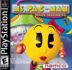 Carátula de Ms. Pac-Man Maze Madness  PS1