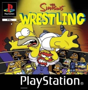 Carátula de The Simpsons Wrestling  PS1