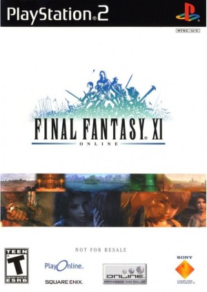 Carátula de Final Fantasy XI PS2